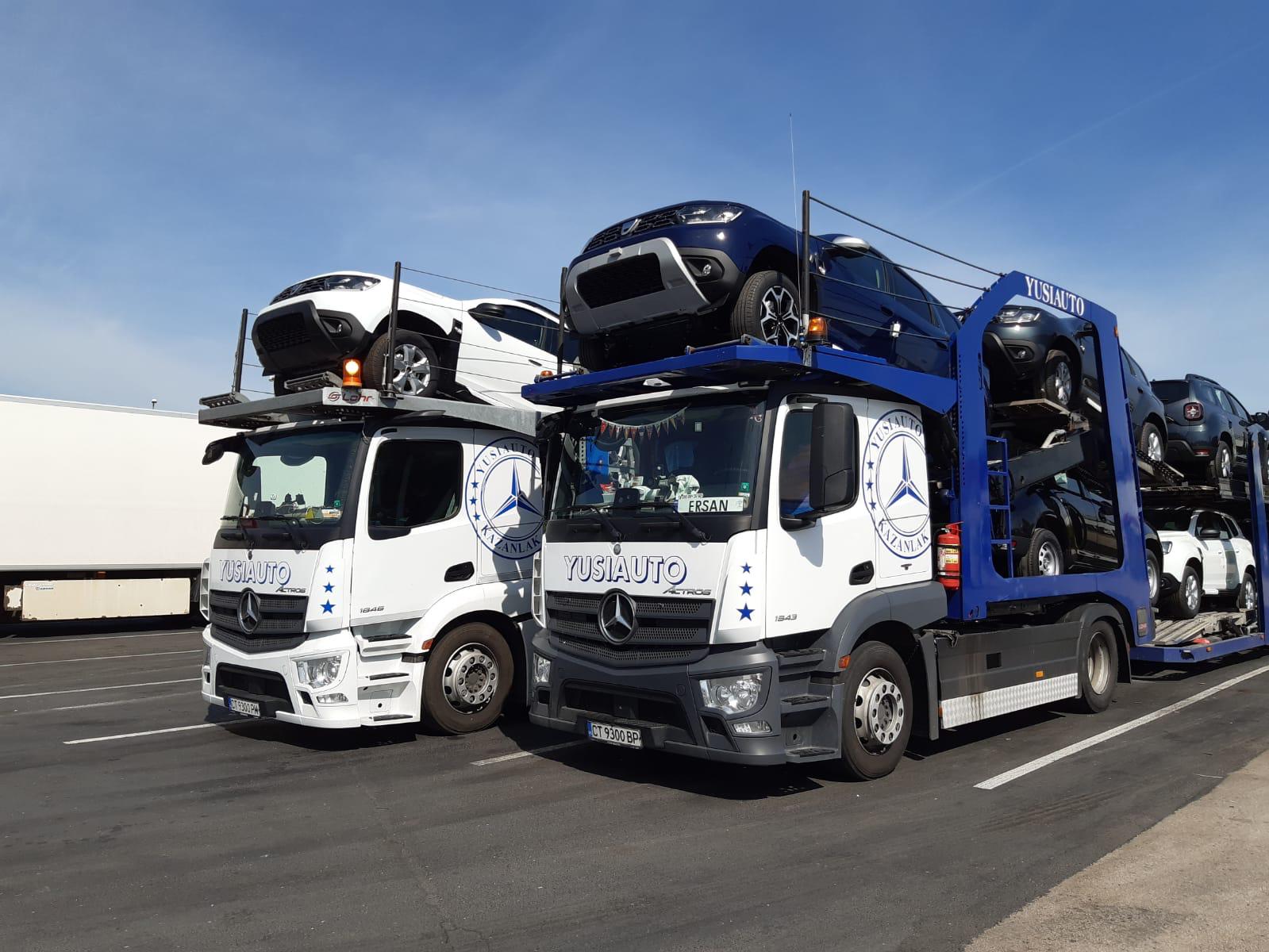 Bisarca Mercedes attrezzata fino a 9 vetture - partenze settimanali per tutta Europa